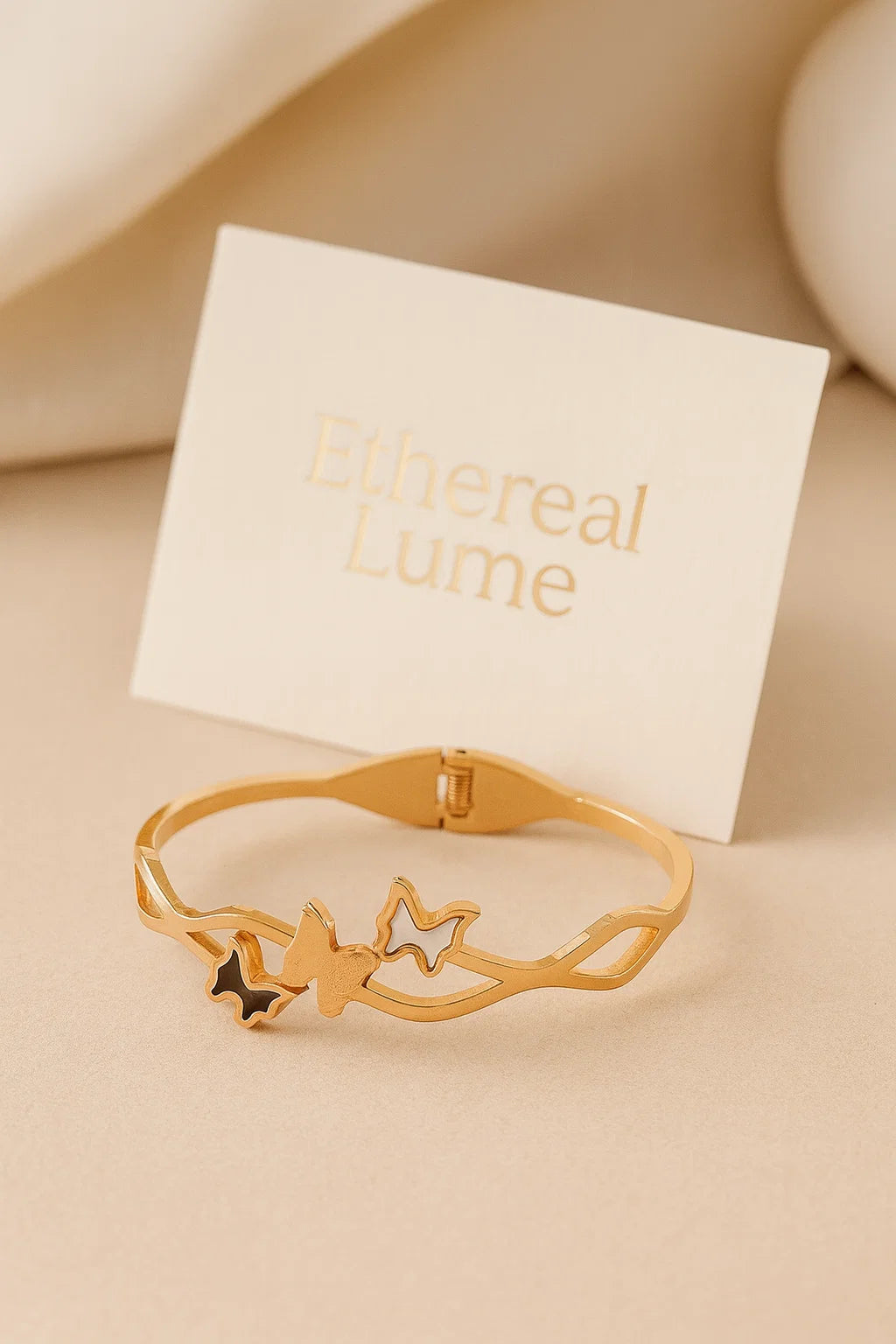 Butterfly Anti-Tarnish Adjustable Bracelet(Gold)